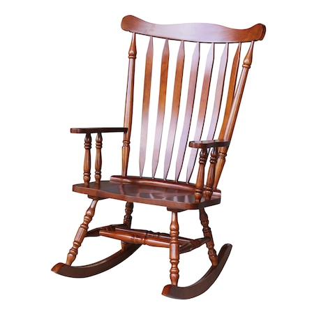 International Concepts Solid Wood Rocker, Cherry R06-120